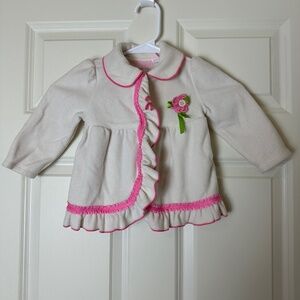 Kid's‎ Headquarters Cream Pullover Jacket Girls Size 18 Months